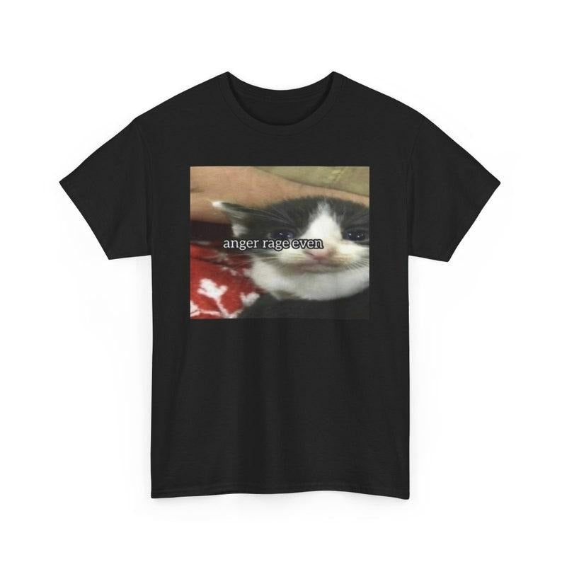 Funny Meme Shirt, Anger Cat Tee, Gift Unisex T-Shirt Hoodie, Sweatshirt | UrbanDripWear.com