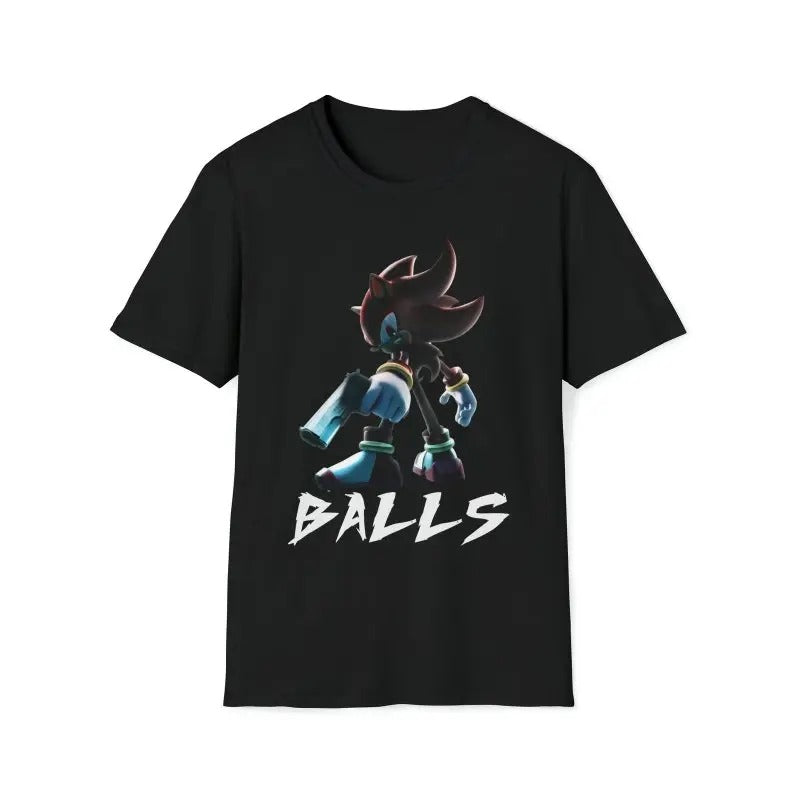 Funny Meme Shirt, Balls Shadow the Hedgehog Tee, Gift Unisex T-Shirt Casual Classic Hoodie, Sweatshirt | UrbanDripWear.com