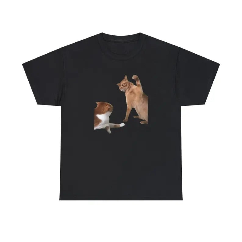 Funny Meme Shirt, Cat Slapping Tee, Cat Meme Gift Unisex T-Shirt Hoodie, Sweatshirt | UrbanDripWear.com