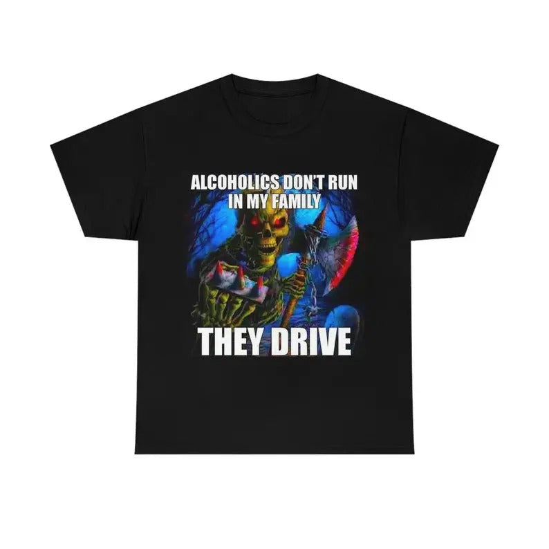 Funny Meme Shirt, Hard Skeleton Tee, Gift Unisex T-Shirt Hoodie, Sweatshirt | UrbanDripWear.com