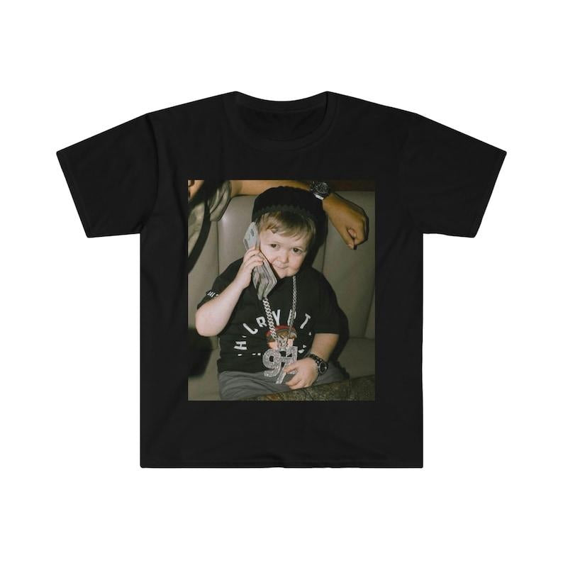 Funny Meme Shirt, Hasbulla Magomedov Money Phone Tee, Mini Khabib Gift Unisex T-Shirt Hoodie, Sweatshirt | UrbanDripWear.com