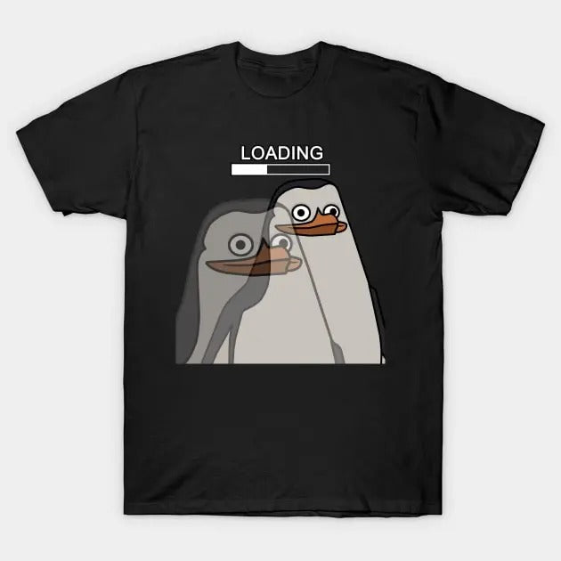 Funny Meme Shirt, Loading Penguin. Tee, Gift Unisex T-Shirt Hoodie, Sweatshirt | UrbanDripWear.com