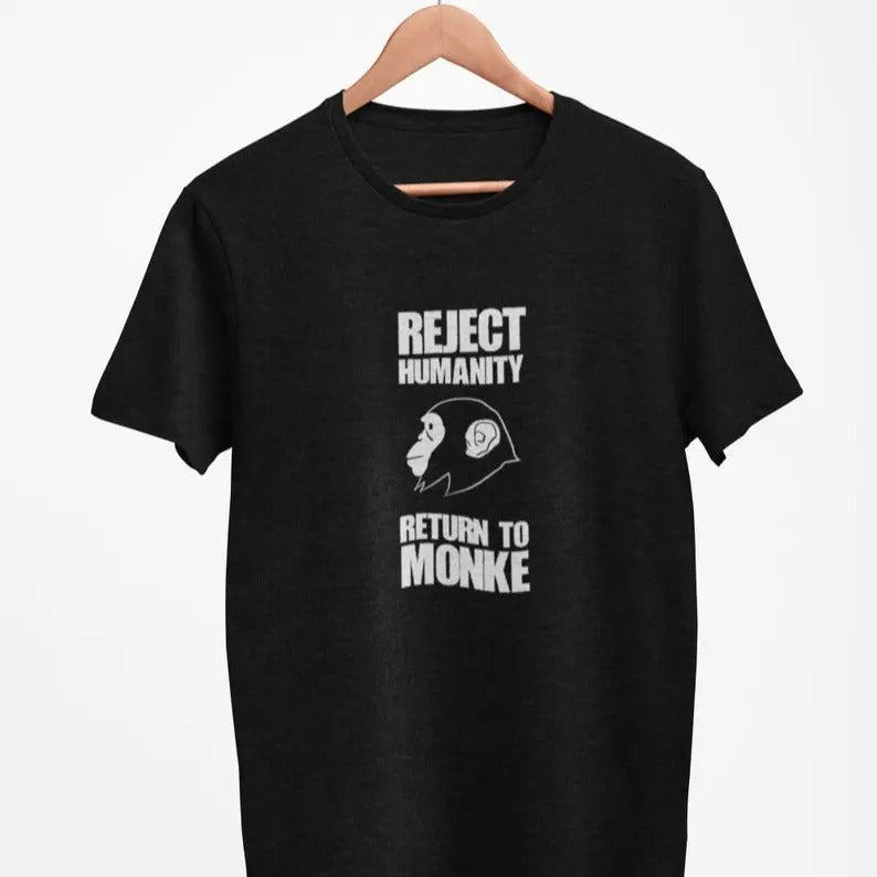 Funny Meme Shirt, Monke Return to Monke Tee, Gift Unisex T-Shirt Hoodie, Sweatshirt | UrbanDripWear.com