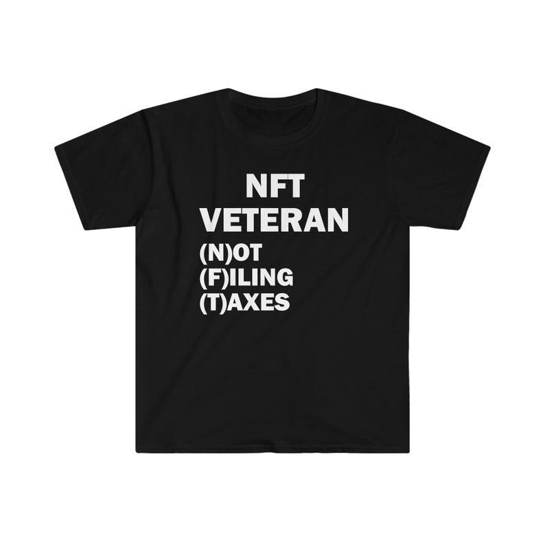 Funny Meme Shirt, N.F.T Veteran Tee, Gift Unisex T-Shirt Hoodie, Sweatshirt | UrbanDripWear.com