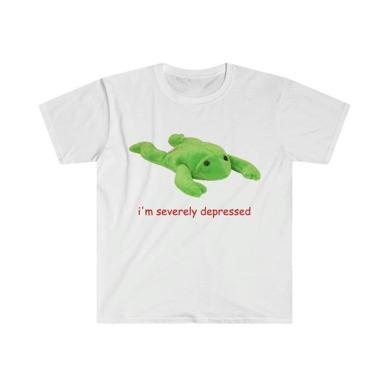 Funny Meme Shirt, Oddly Specific i'm severely depressed Tee, Gift Unisex T-Shirt Hoodie, Sweatshirt | UrbanDripWear.com