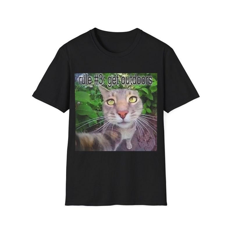 Funny Meme Shirt, Rule #3 Get Outdoors Tee, Gift Unisex T-Shirt Hoodie, Sweatshirt | UrbanDripWear.com
