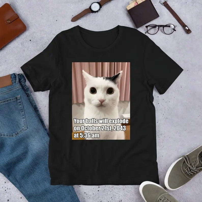 Funny Meme Shirt, Your Balls Will Explode Tee, Gift Unisex T-Shirt Hoodie, Sweatshirt | UrbanDripWear.com