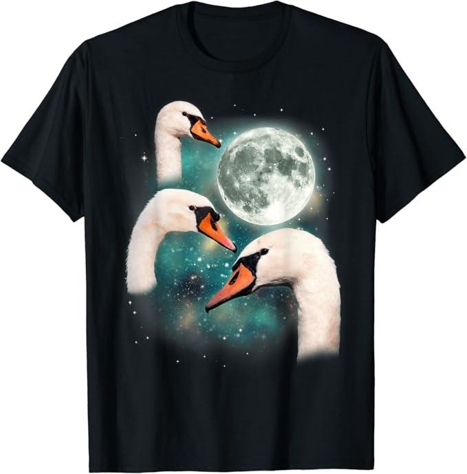 Funny Meme Shirts For Men, 3 Swans Funny Bird Meme T-Shirt Menswear Top Hoodie, Sweatshirt | UrbanDripWear.com
