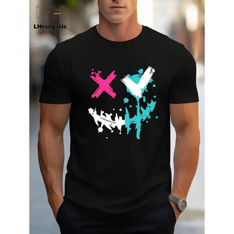 Funny Monogram, Printed Men's T Shirt, Men's Novelty Pattern Design T-shirt Hoodie, Sweatshirt | UrbanDripWear.com