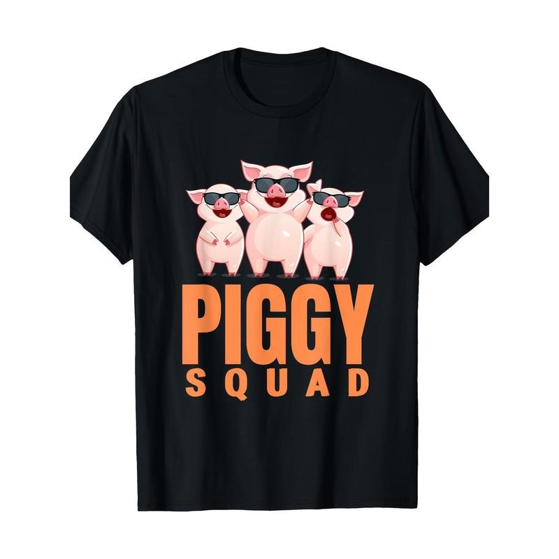 Funny Pig Pattern 100% CottonT-shirt made in usa Hoodie, Sweatshirt | UrbanDripWear.com