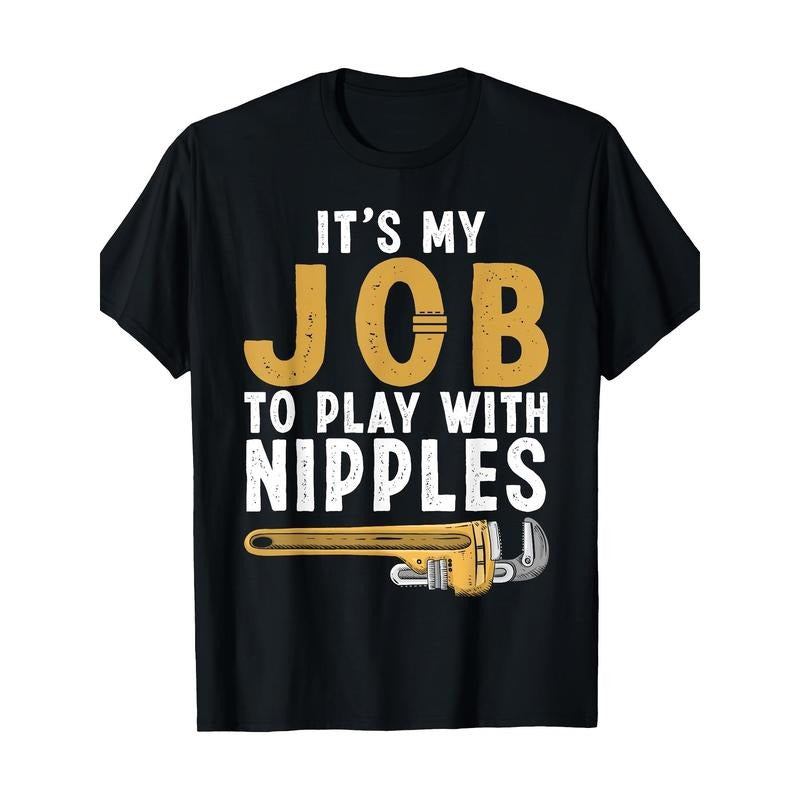 Funny Plumber Design For Men Women Plumbing Tools Plumber Men's T-Shirt Made in USA Hoodie, Sweatshirt | UrbanDripWear.com