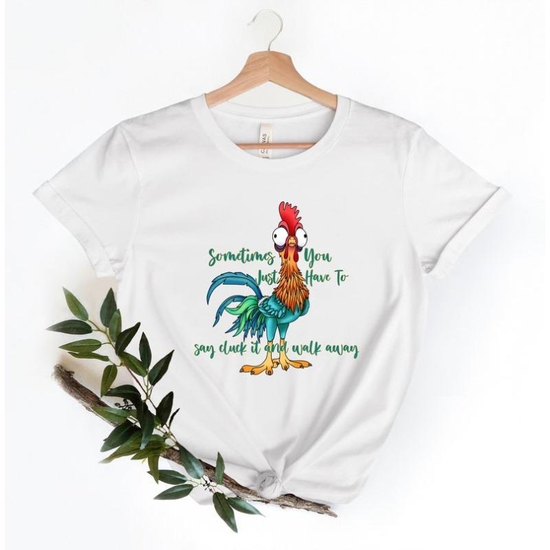 Funny Quote T Shirt, Rooster Humor Shirt, Sarcastic Shirt, Funny Chicken Shirt, Sometimes You Just Have To Say Cluck It...