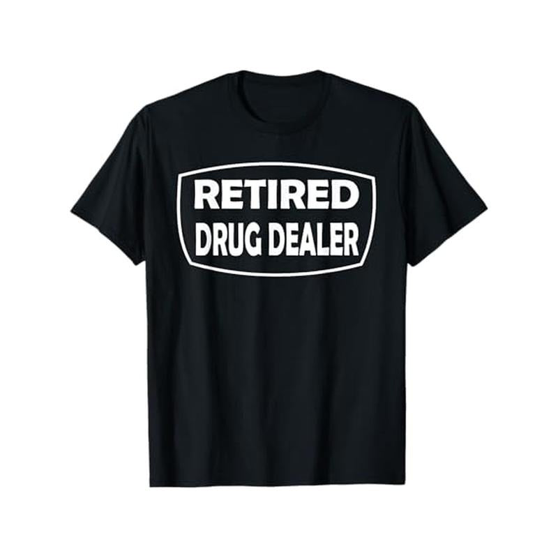 [Funny Recovery Rehab T-Shirt] Retired Drug Dealer Funny Recovery Rehab T-Shirt Men'S,Christmas sports T-shirt,...