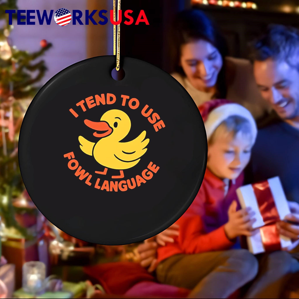 Funny Rubber Duck Use Fowl Language Shirt