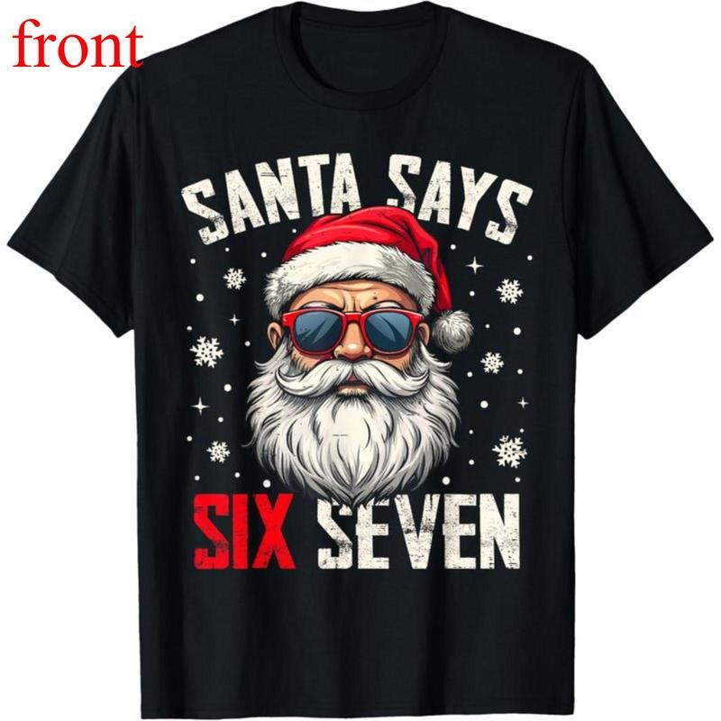 Funny Santa Says Six Seven Christmas 67 Meme Xmas T-Shirt Hoodie, Sweatshirt | UrbanDripWear.com
