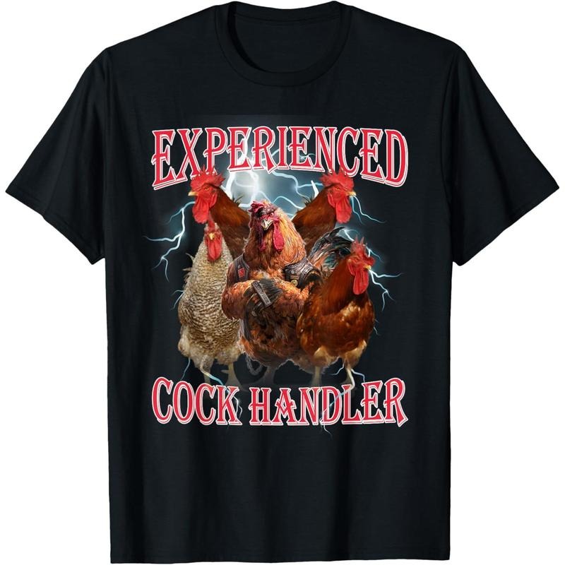 Funny Sayings For Adult Experienced cock handler Meme Dank T-Shirt made in usa Hoodie, Sweatshirt | UrbanDripWear.com