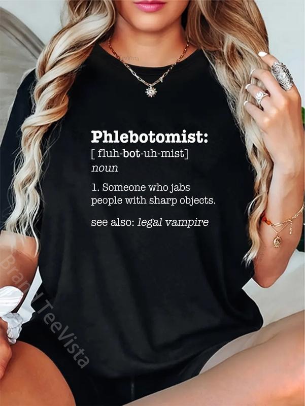 100% cotton Phlebotomist Definition / Funny Sharp Objects Phlebotomy T-Shirt women graphic shirts Hoodie, Sweatshirt