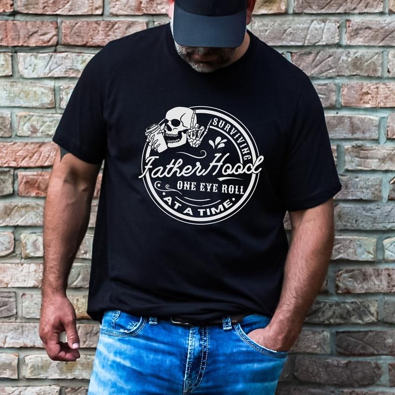 Funny Shirt For Men Gift For Dad Funny Fathers Day Shirt Surviving Fatherhood Tshirt Christmas Gift For Dad From Daughter...
