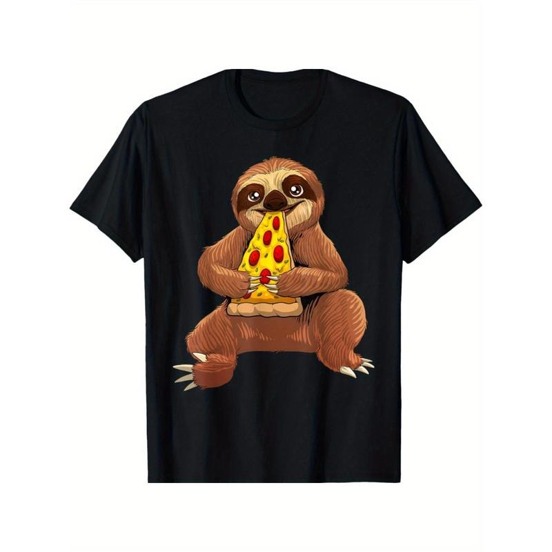 Funny Sloth Pizza Design For Pepperoni Pizza Lover T-Shirt made in usa Hoodie, Sweatshirt | UrbanDripWear.com