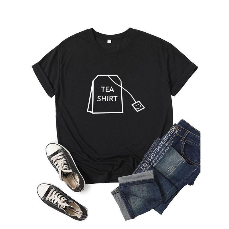 Funny Tea Shirt T-shirts Women Summer Clothes T Shirt Harajuku Graphic Tee Swag Hip Hop Casual Short Sleeve Tops Hoodie,...