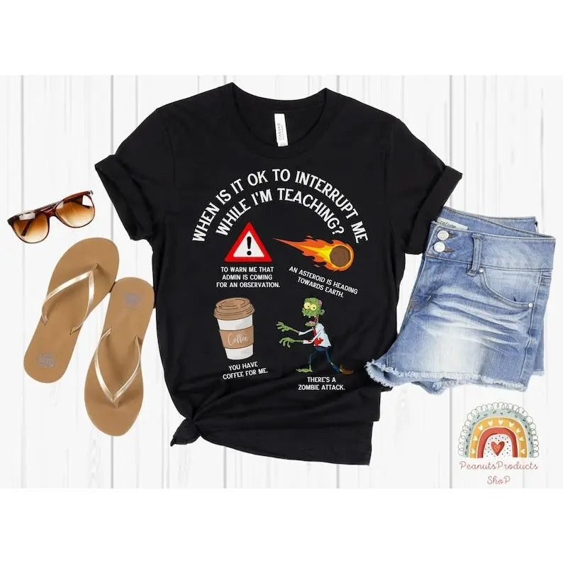 Funny Teacher Shirt, Funny Back to School Shirt for Teachers, First Day of School T-Shirt, Teacher Shirt, Funny Teacher...