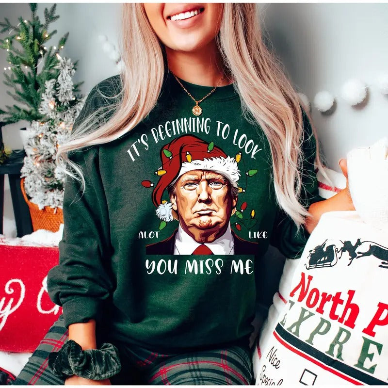 Funny Trump Election 2024 Christmas SweatShirt Casual Comfort Casual Comfort T-Shirts, Hoodie | UrbanDripWear.com