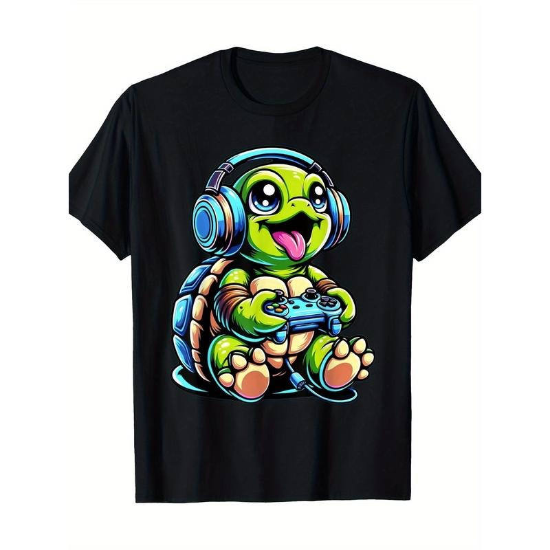 Funny Turtle Gamer Gaming Turtles Video Game 220g 100% Cotton T-Shirt made in usa Hoodie, Sweatshirt | UrbanDripWear.com