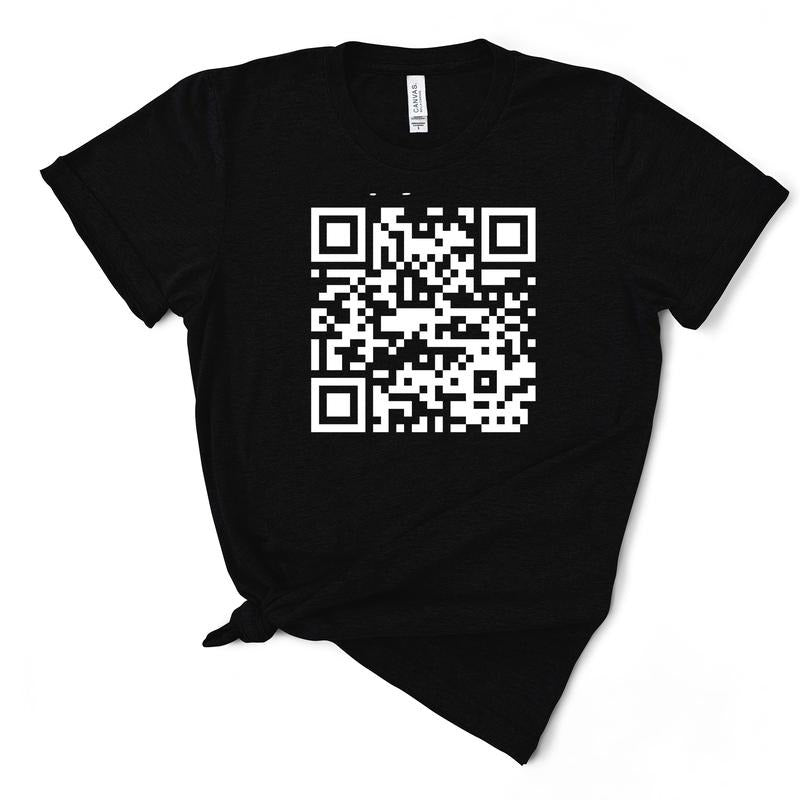 Funny Women's QR Code T-Shirt - Funny TShirt Hoodie, Sweatshirt | UrbanDripWear.com