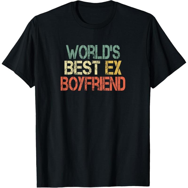 Funny World's Best Ex Boyfriend Cool Retro Design Mens T-Shirt made in usa Hoodie, Sweatshirt | UrbanDripWear.com