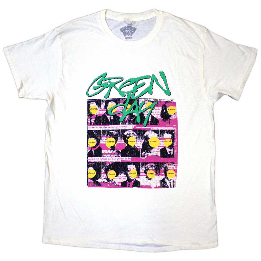 Green Day | Official Band T-Shirt | Nimrod Mugshots