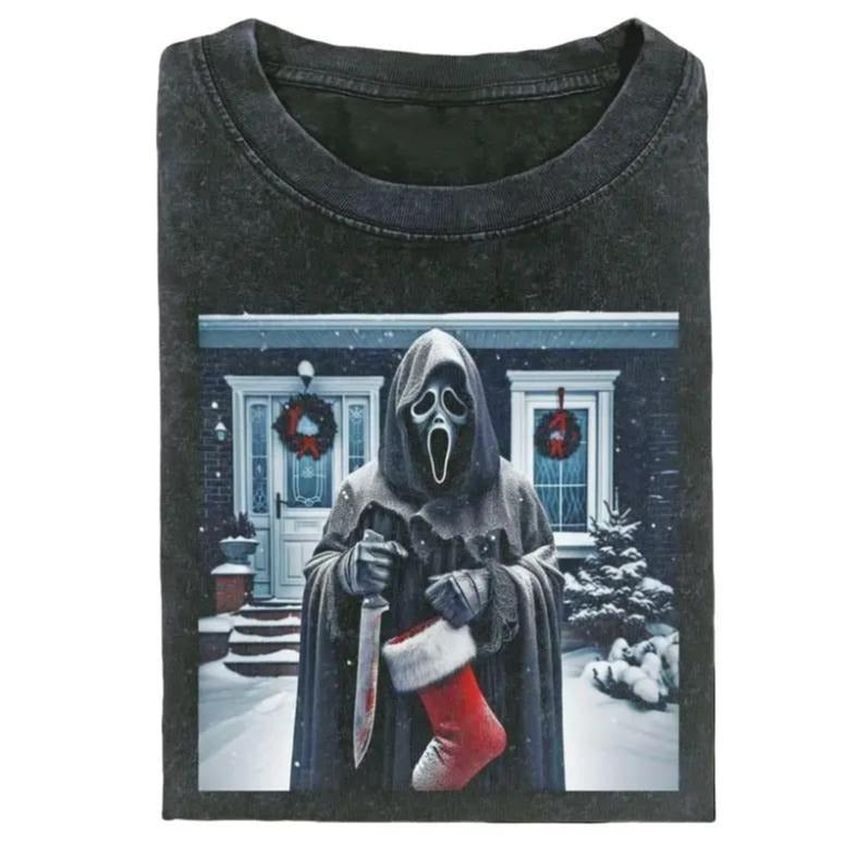 GHOSTFACE CELEBRATES CHRISTMAS T-SHIRT Hoodie, Sweatshirt | UrbanDripWear.com