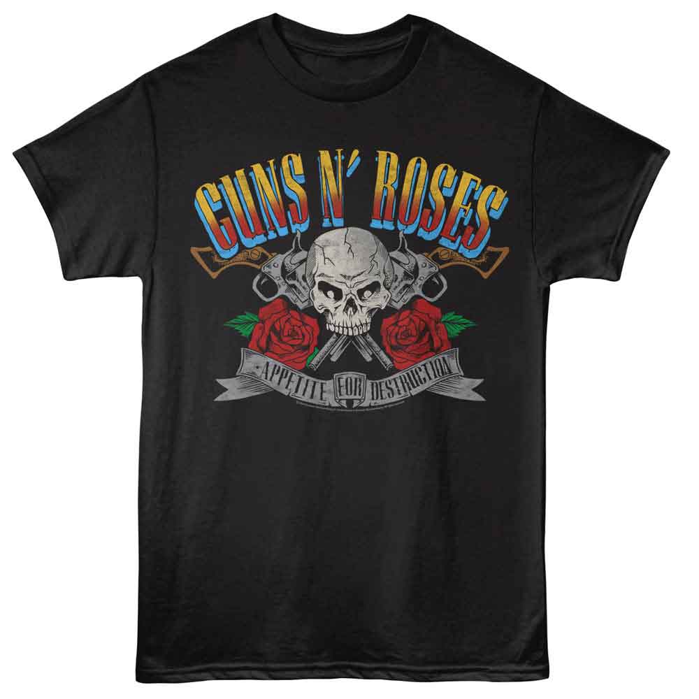 GUNS N' ROSES Eye-Catching T-Shirt, AFD