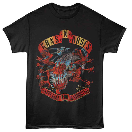 GUNS N' ROSES Eye-Catching T-Shirt, MONSTER APPETITE