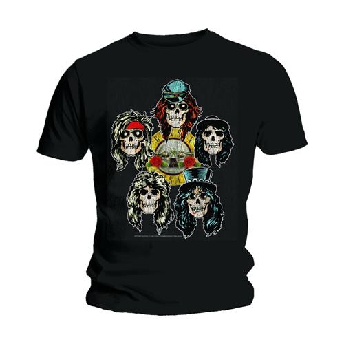GUNS N' ROSES Attractive T-Shirt, Vintage Heads