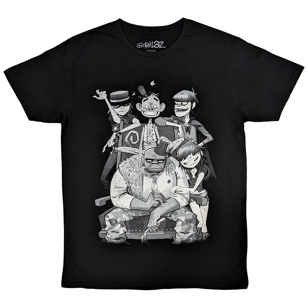 Gorillaz | Official Band T-Shirt | George Spray (Back Print)
