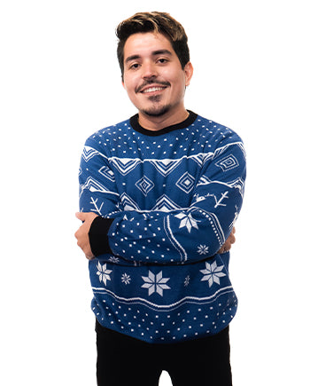 Classic Ugly Sweater – Blue Deer Men’s