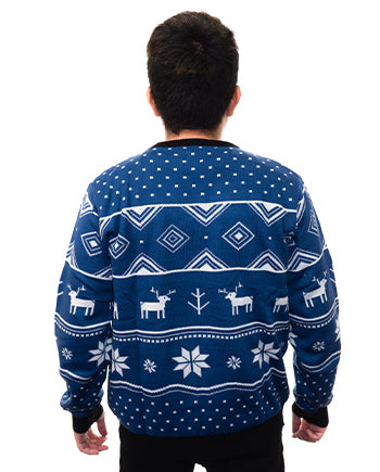 Classic Ugly Sweater – Blue Deer Men’s