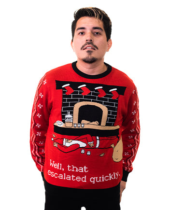 Drunk Santa Ugly Christmas Sweater Men’s