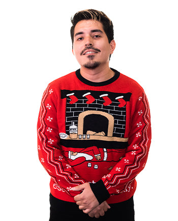 Drunk Santa Ugly Christmas Sweater Men’s