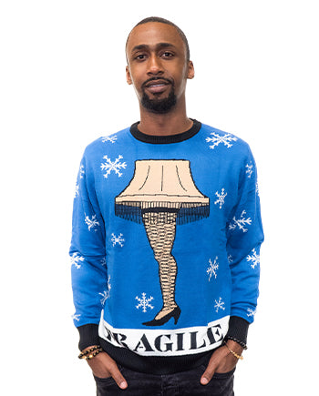 A Christmas Story Fragile Ugly Christmas Sweater Men’s