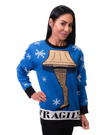 A Christmas Story Fragile Ugly Christmas Sweater Women’s