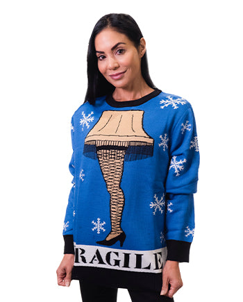 A Christmas Story Fragile Ugly Christmas Sweater Women’s