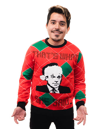 The Office Ugly Christmas Sweater: That’s What She Said Men’s
