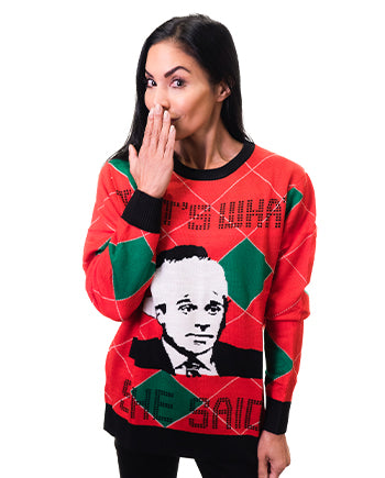 The Office Ugly Christmas Sweater: That’s What She Said Women’s