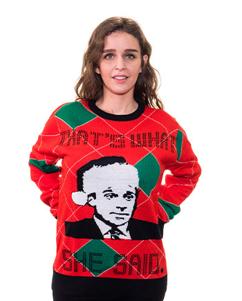The Office Ugly Christmas Sweater: That’s What She Said Women’s