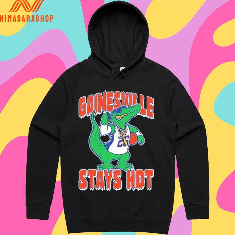 Gainesville Stays Hot Mascot Florida Basketball Shirts