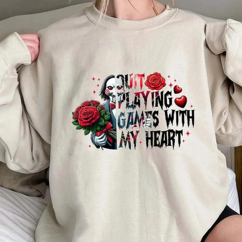 Galentine's Gang Crewneck Sweatshirts, Valentine's Day Movies Hoodies, Valentine Graphic Tee | UrbanDripWear.com
