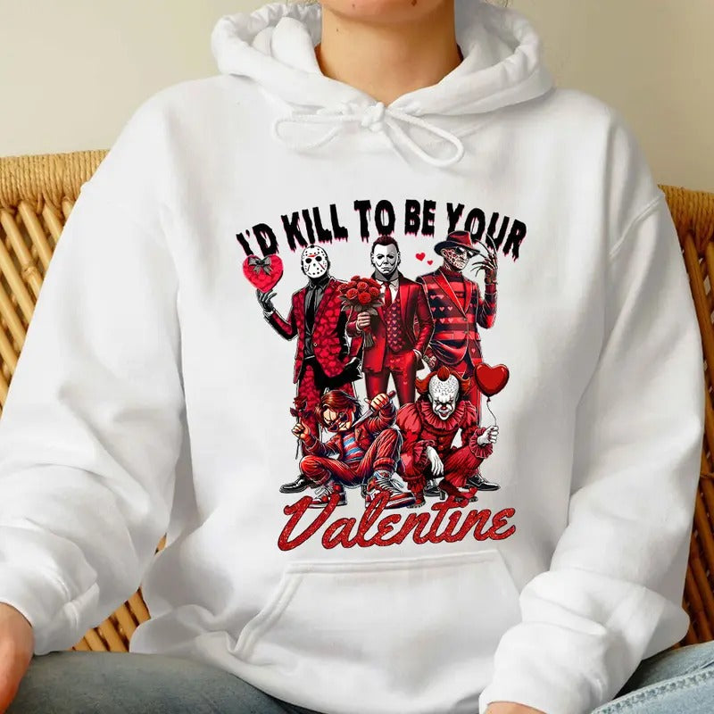 Galentine's Gang Shirt, Valentinesday Movies Shirt, VLT Graphic Tee style 08 Hoodie, Sweatshirt | UrbanDripWear.com