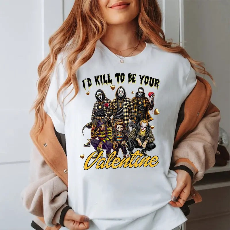 Galentine's Gang Shirt, Valentinesday Movies Shirt, VLT Graphic Tee style 09 Hoodie, Sweatshirt | UrbanDripWear.com