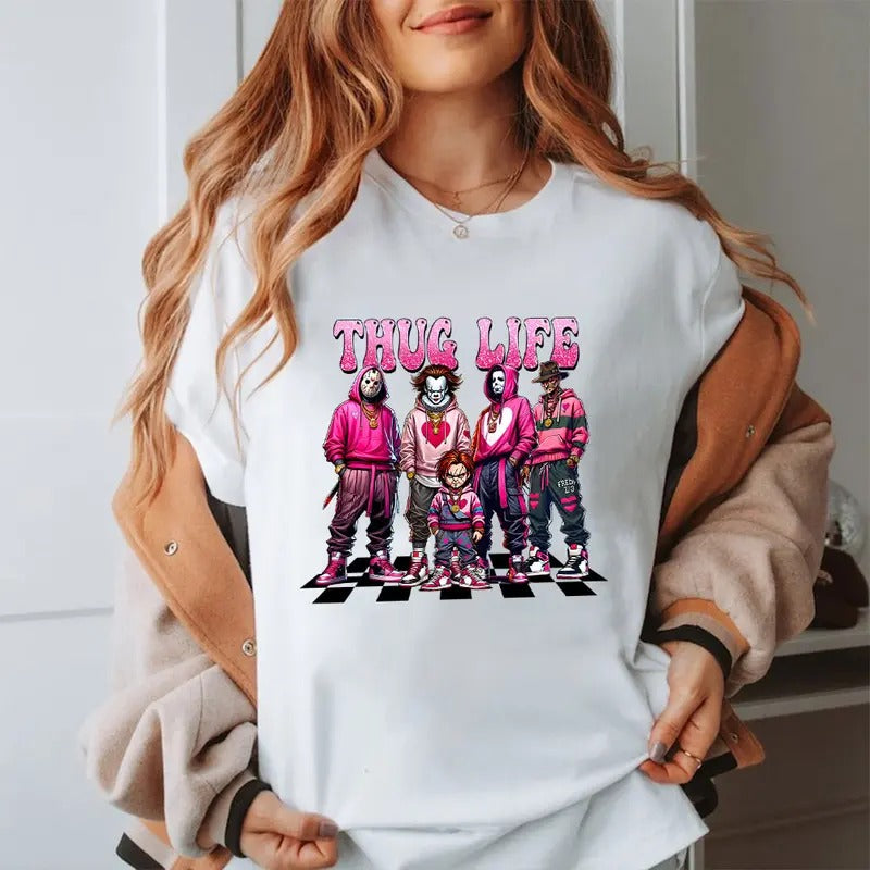 Galentine's Gang Shirt, Valentinesday Movies Shirt, VLT Graphic Tee style 13 Hoodie, Sweatshirt | UrbanDripWear.com